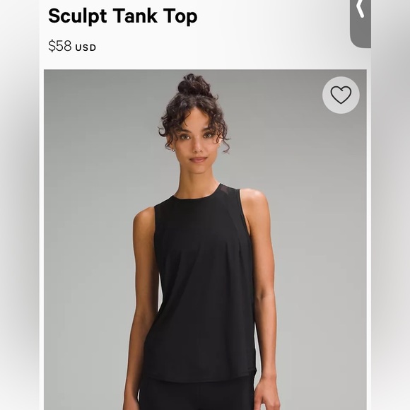 Lululemon Sculpt Tank in Red - Size 4 EUC 🔥 - Picture 3 of 3